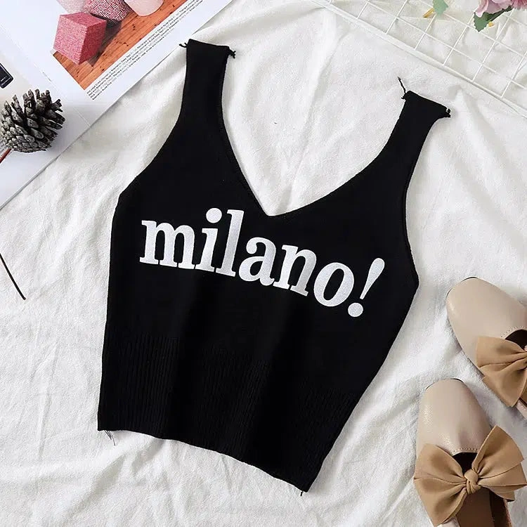 Milano Knitted Tank Top – Effortless Summer Style & Italian Comfort.